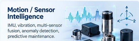 Multiple motion and vibration sensors representing multi-sensor intelligence